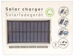 K2m 38702 batería solar cargador 1800 mah 7 conn