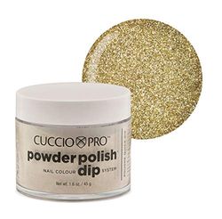 Cuccio Powder Dip 2Oz/56G Rich Gold Glitter Vernis à Ongles