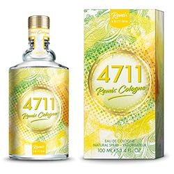 4711 REMIX Cologne Zitrone for Women 100ml - Vibrant Citrus Eau de Cologne with Refreshing Lemon Notes