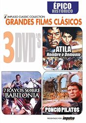 Pack 3 DVDs Atila + Poncio Pilatos + 7 Rayos Sobre Babilonia