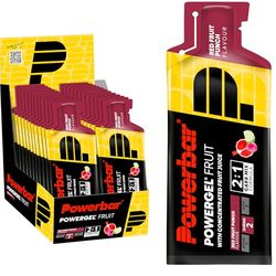 Powerbar PowerGel Fruit Red Fruit Punch 24 x 41 g, gel energético de alto carbono + sódio