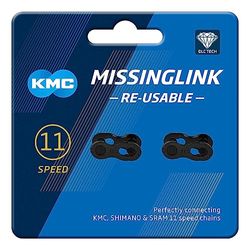 KMC Chain connector MissingLink 11R DLC 11 speed DLC, 2 sets pr. card