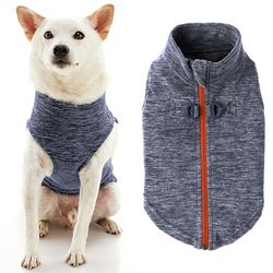 Gooby 72116-WGRY-XL - Gilet per Cani in Pile con Chiusura a Cerniera, Taglia XL, Colore: Grigio
