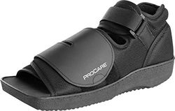 ProCare - 79-81233 Squared Toe Post-Op Shoe, Black, Small (Shoe Size: Men's 5.5 - 7 / Women's 6.5 - 8)