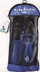 Aqua Lung Sport Travel Amika reissnorkelset, blauw, maat M