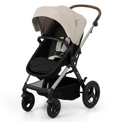 Kinderkraft MOOV 2 AIR Silla de Coche 4 en 1, Mink PRO I-Size, MINK FX, Sistema de Viaje, Cochecito para Bebé, Silla de Paseo, Plegable, para Recién Nacido, Desde el Nacimiento hasta los 3 Años