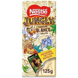 NESTLÉ JUNGLY tableta de chocolate blanco 125g