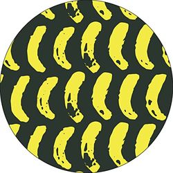 Bonateks, Ronde digitaal bedrukte muismat, antislip onderkant, voor kantoor en thuis, diameter: 22 cm