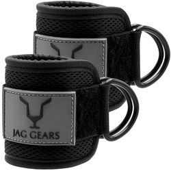 JAG Kabel Kickback Enkelband - Gym Enkelband Kabel Bevestiging 6mm Neopreen Gewatteerde Enkelboeien voor Kickbacks, Glute Workouts, Beenextensies, Krullen, Booty Hip Abductors Oefening Voor Mannen en