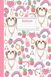 Notebook: Cute Gift For Havanese Dog Lovers - 110 Pages - 6 X 9 Inc