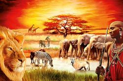 Ravensburger 17056 - Puzzle, Fierezza du Massai, 3000 Pezzi