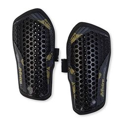 Mitre Unisex-vuxen Aircell Pro skenskydd, svart/guld, M