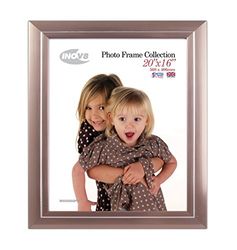 Inov8 Framing Photo Frame 53 Pewter 20x16 2PK, Grey, Pack of 2