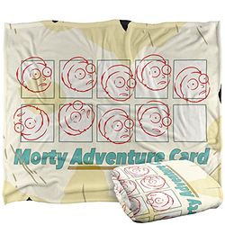 RICK AND MORTY Silky Touch Super Soft Throw Blanket 152 x 127 cm