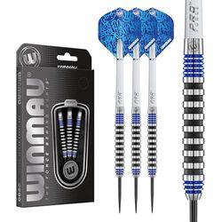 WINMAU Advance Serie 500 Blu 24g Punta Acciaio Set Freccette, Unisex, 24 g