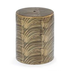 LAMPARA DE PIE 25X25X136 CRISTAL/METAL DORADO SIN PANTALLA