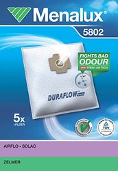 Menalux 5802 Duraflow 5 sacs d'aspirateur