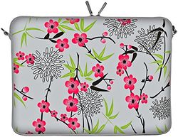 DIGITTRADE LS104-13 Sakura diseño funda protectora estuche antihumedad de neopreno para portátil macbook 13.3 pulgadas (33.8 cm)