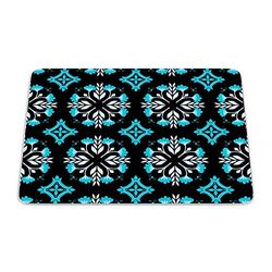 Bonamaison, Muismat, rechthoekig, digitaal bedrukt, antislip onderkant, voor kantoor en thuis, afmetingen: 22 x 18 cm