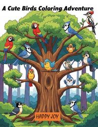 A Cute Birds Coloring Adventure