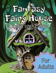 Fantasy Fairy House Coloring Book: Stress-Relieving Coloring Pages for Adults, Teens, and Seniors