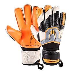 HO Soccer Basic Protek Flat Orange Legend Guantes De Portero, Unisex niños, Naranja/Blanco/Negro, 8,5