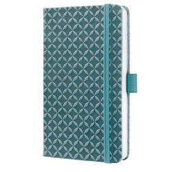 SIGEL JN138 Jolie Notebook, Lined, Approx. A6, Ocean Blue, hardcover, 174 Pages