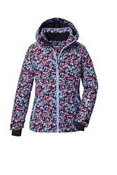 killtec Bambine e ragazze Giacca da sci/giacca funzionale con cappuccio e paraneve KSW 338 GRLS SKI JCKT, dunkelnavy, 176, 42093-000