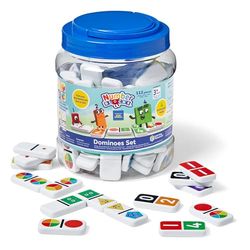 Learning Resources Numberblocks Domino’s Set – 112-delige Educatieve Domino voor Kleuters – Getallen Leren & Telvaardigheid – Voor Ouders, Verzorgers & Leerkrachten – Leeftijd 3–6 Jaar