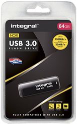 Integral Memory INFD8GBNOIR3.0 minneskort svart 64GB svart
