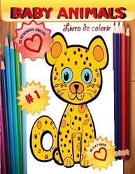 Baby Animals 1 Livro de colorir