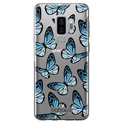 ERT GROUP mobiltelefonfodral för Samsung S9 PLUS originalt och officiellt licensierat Babaco mönster Butterflies 002 optimalt anpassad till formen på mobiltelefonen, gedeeltelijk transparant