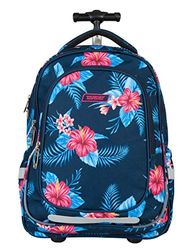 Cible Kids 'Chariot Floral Sac à Dos, 28 l, Bleu/Noir, Taille Unique