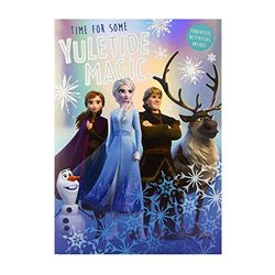 Duża świąteczna karta aktywności - wzór Frozen II