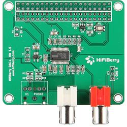 HiFiBerry DAC+ standaard RCA-versie - geluidskaart voor Raspberry Pi met RCA-aansluitingen