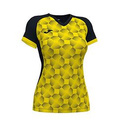 Joma T-Shirt Manches Courtes Supernova III Noir Jaune, 901431.109.2XS
