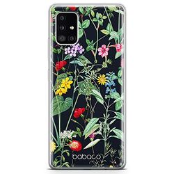 ERT GROUP mobiltelefonfodral för Samsung A51 originalt och officiellt licensierat Babaco mönster Flowers 041 optimalt anpassad till formen på mobiltelefonen, fodral tillverkad av TPU-plast