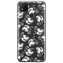 ERT GROUP etui na telefon Xiaomi REDMI 9C, case oryginalny i oficjalnie licencjonowany przez Disney, wzór Mickey 025, optymalnie dopasowane, plecki z TPU częściowo przeźroczyste