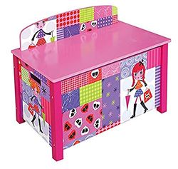 Liberty House Toys – Fashion Girl Caixa de brinquedos, madeira, cor rosa