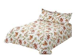 VIANTALA TREVI 100 conjunto de capa nórdico, cama de 135, algodão, caldeira e branco.