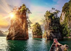 Erwachsenenpuzzle 1000 Teile - Drei Felsen in Cheow, Thailand