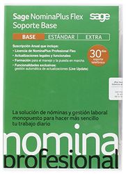 Sage NominaPlus Profesional Flex Soporte Base 2015 - Software De Nóminas Y Gestión Laboral, Suscripción 1 Año