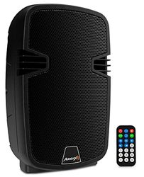 Audibax Arkansas 8 - Altoparlante Bluetooth Professionale 8" - Potenza 150W - Altoparlante Amplificato - Connessione USB/SD - Telecomando Incluso - Altoparlante Bluetooth