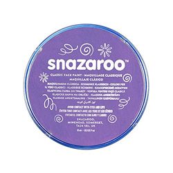 Snazaroo 1118877 Kinderschmink, huidvriendelijke hypoallergene gezichtsmake-up op waterbasis, vrij van parabenen - 18ml Doosje, Lilac