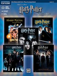 Harry Potter Instrumental Solos for Strings (Movies 1-5), Cello Book & Online Audio/Software, Level 2-3 Cello / Piano Accompaniment(Pop Instrumental Solo Series): Cello, Book & Online Audio/Sotware