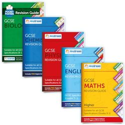 GCSE Maths (hoger), Engels, Biologie, Chemie & Natuurkunde Study Pack | Pocket Posters: Revision Guides | GCSE | Gratis digitale edities, toegankelijk op computers, telefoons en tablets