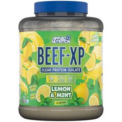 Applied Nutrition Beef XP - Clear Hydrolysed Protein Isolate, Fruit Juice Style, Dairy Free Beef Protein Powder, Lactose Free, Zero Sugar, Low Fat, 1.8kg - 60 Servings (Lemon & Mint)
