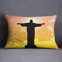 Questo Casa Funda de cojín Decorativa, Funda de cojín, Funda de Almohada, decoración del hogar, para sofá, café, tamaño: 35 x 50 cm, diseñada y Fabricada en Türkiye