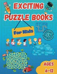 Mystery Maze Quest: Exciting Puzzle Books for Kids Ages 6-12 | 8.5x11 inches | 103 pages