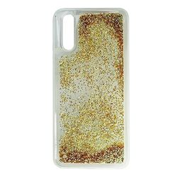 Babaco Mobiltelefonfodral för Huawei P20 med flytande glittereffekt, guld